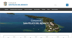 Desktop Screenshot of comune.sanfelicedelbenaco.bs.it